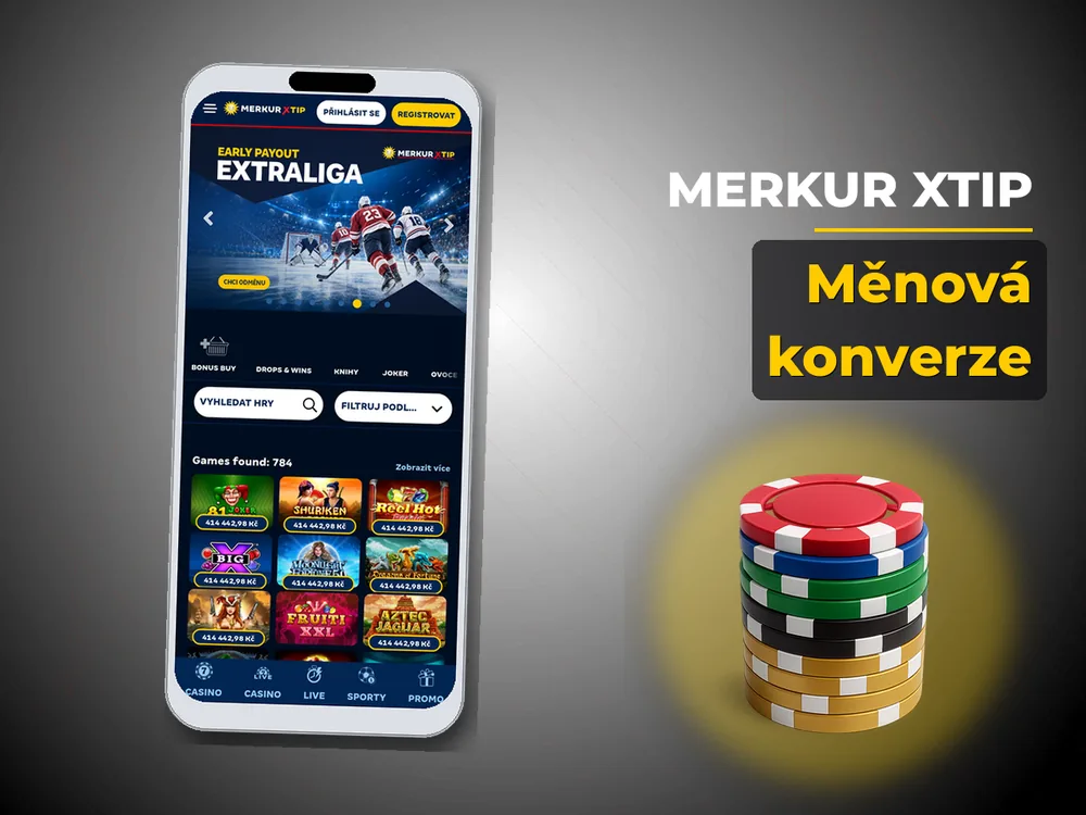 Merkur Xtip - Měnová konverze