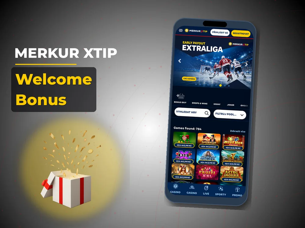 Merkur Xtip - Welcome Bonus