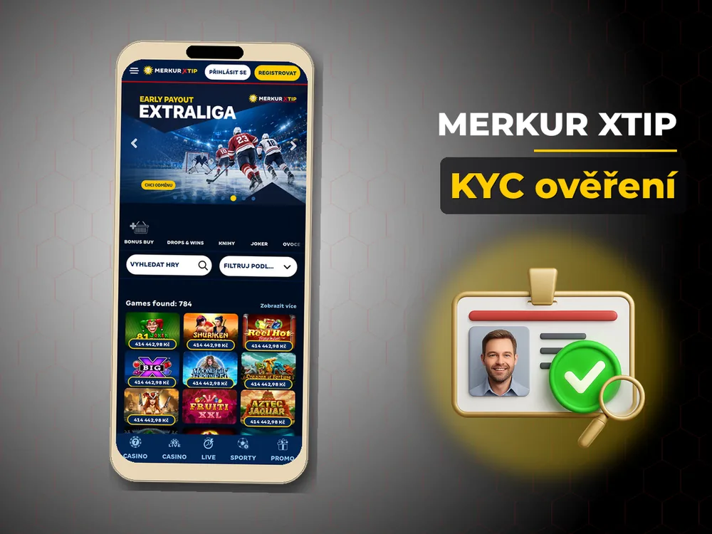 Merkur Xtip - KYC ověření