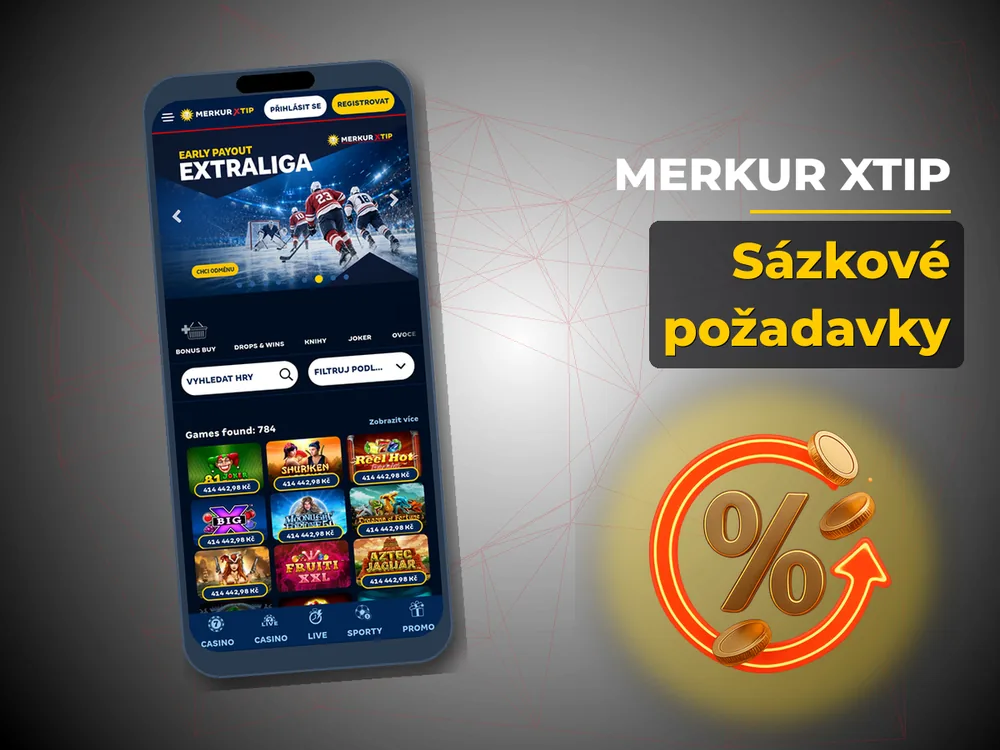 Merkur Xtip - Sázkové požadavky