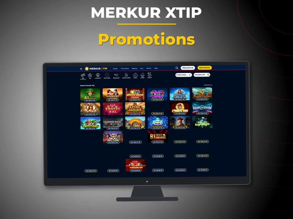 Merkur Xtip - Promotions