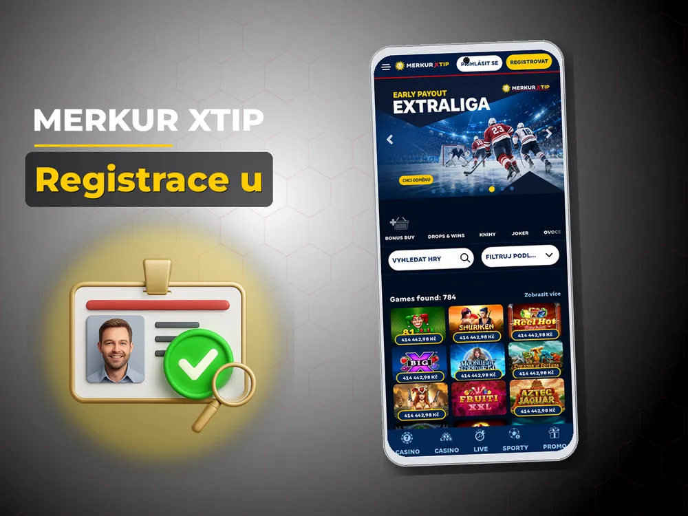 Merkur Xtip - Registrace u