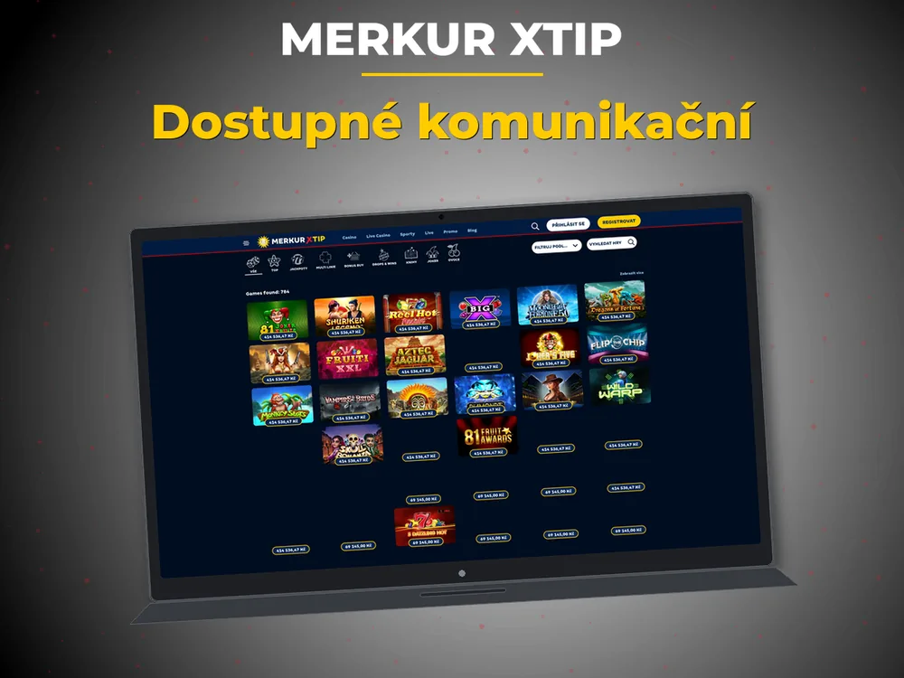 Merkur Xtip - Dostupné komunikační