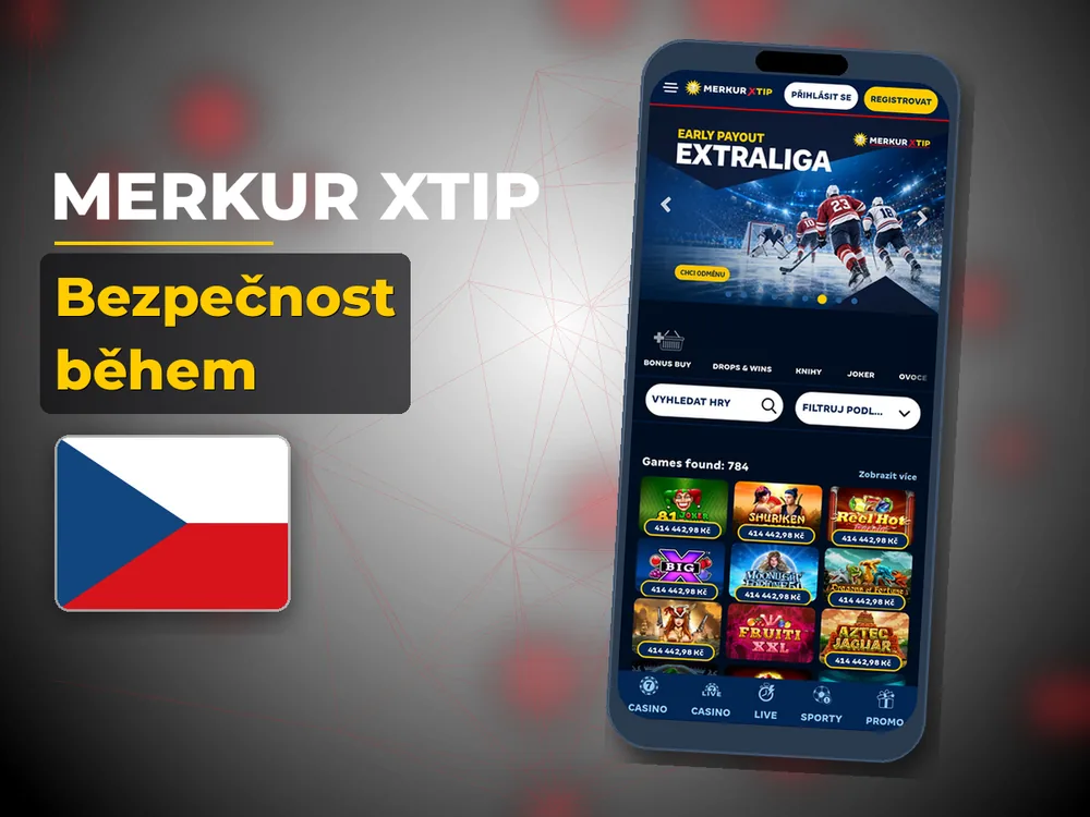 Merkur Xtip - Bezpečnost během